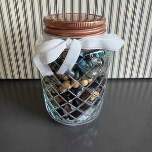 “Natural Woman” Wood, Shell, and Stone Jewelry Jar